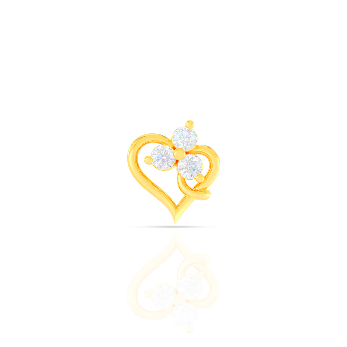 Petite Heat Diamond Nose Pin