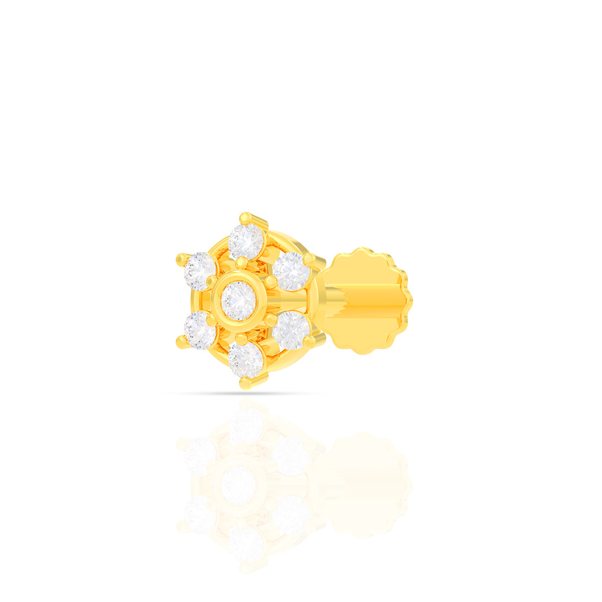 Charming Dazzle Diamond Nose Pin