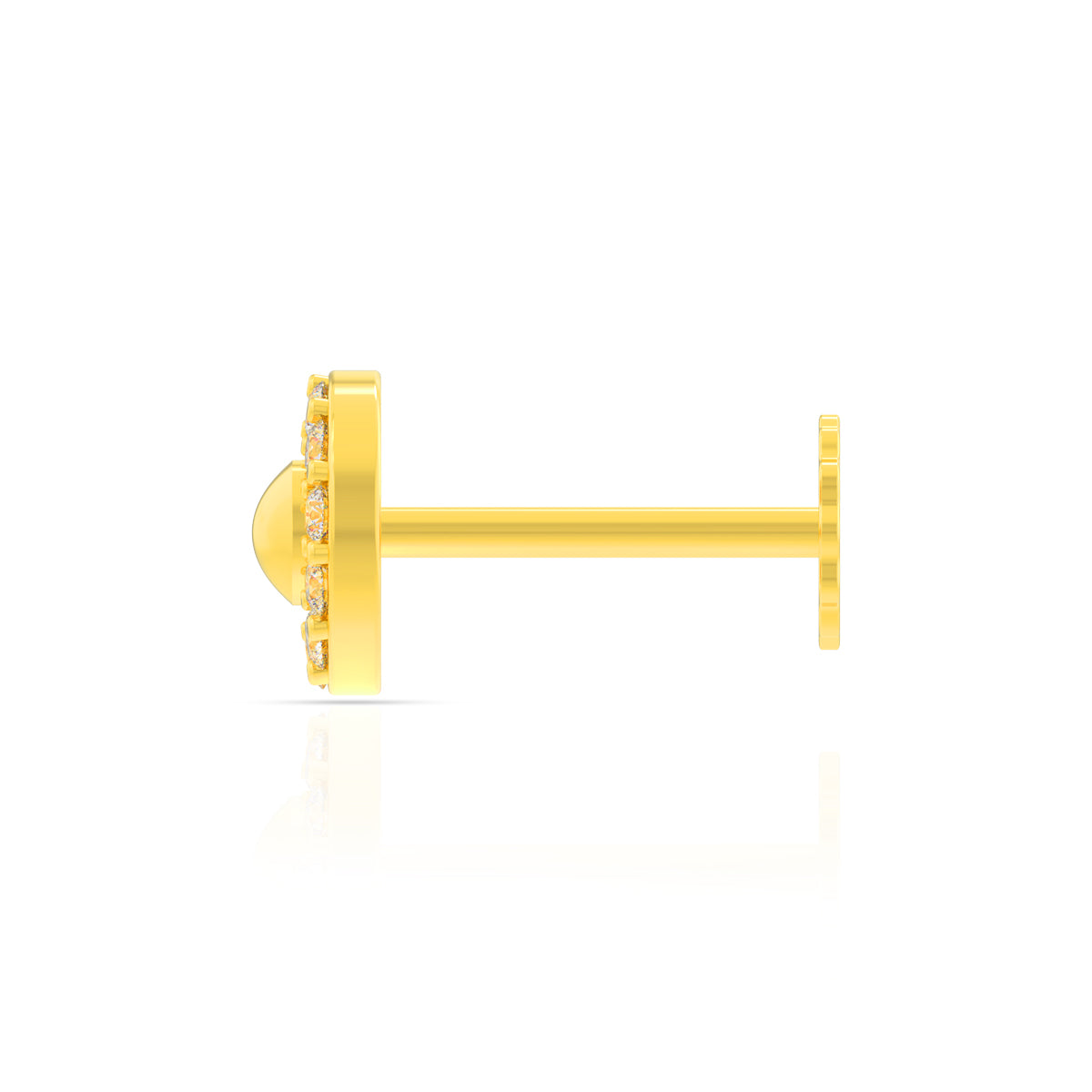 Dazzling Orb Diamond Nose Pin