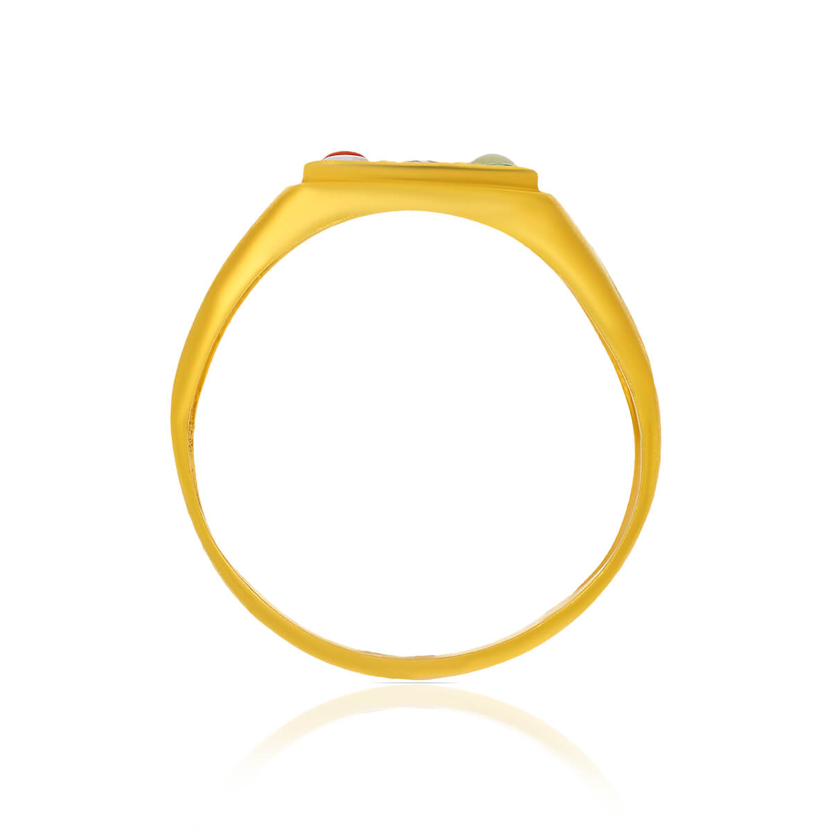 Opulent Navaratna Ring for Men 22K