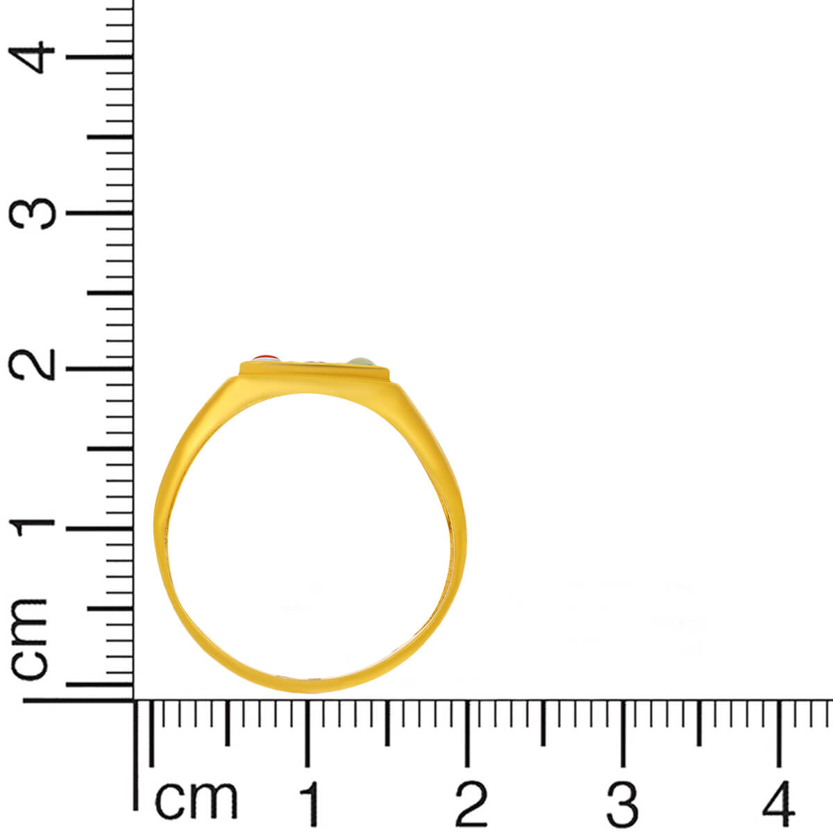 Opulent Navaratna Ring for Men 22K