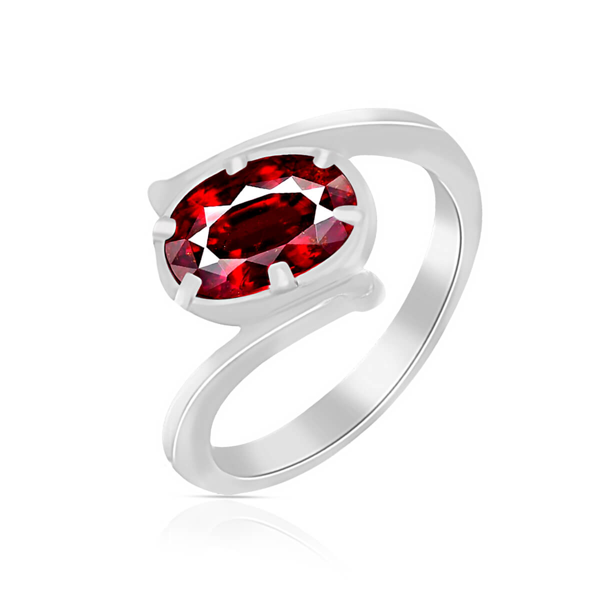 Scarlet Shine Gemstone Ring