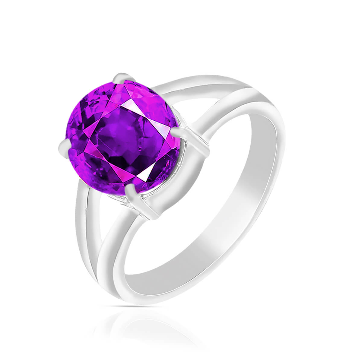 Amethyst Dazzle Gemstone Ring