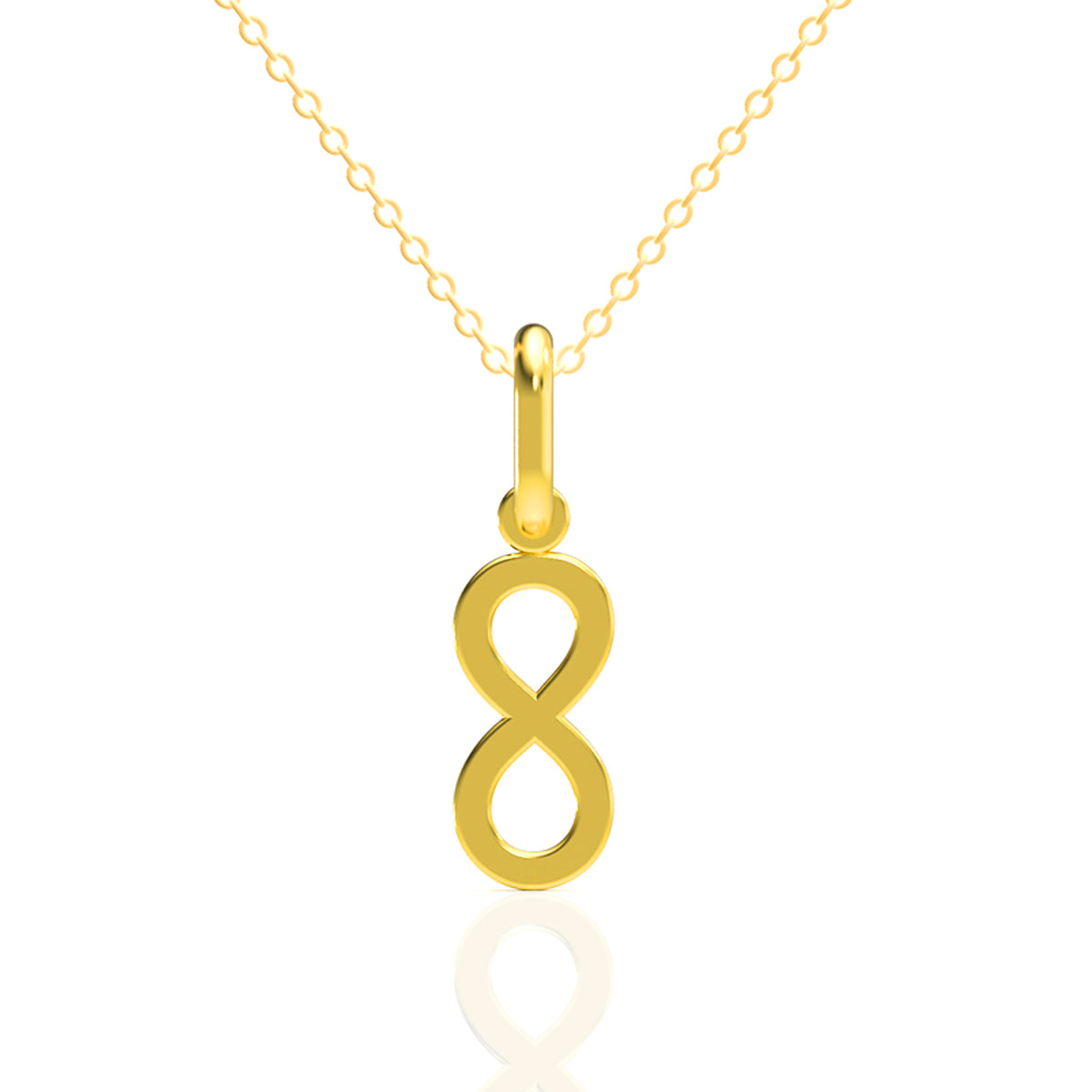Infinite Charm Gold Pendant