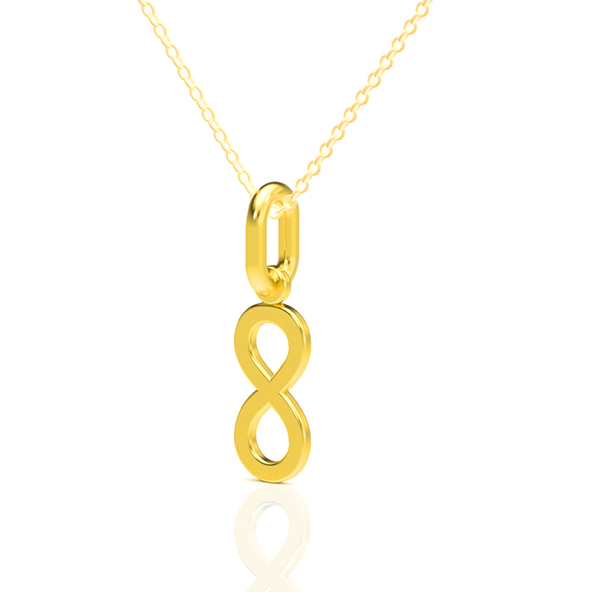 Infinite Charm Gold Pendant