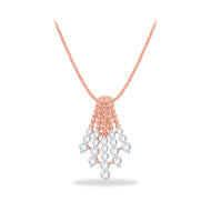 Bright Charm Diamond Rose Gold Pendant