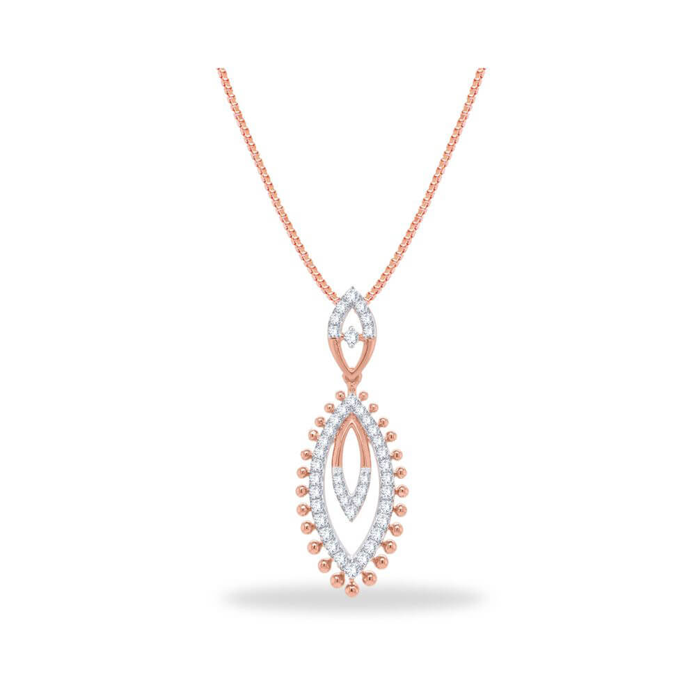 Luxe Glow Diamond Rose Gold Pendant