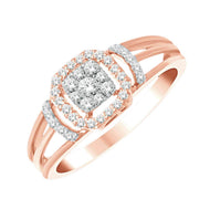 Bold Blossom Glow Diamond Engagement Ring for Women