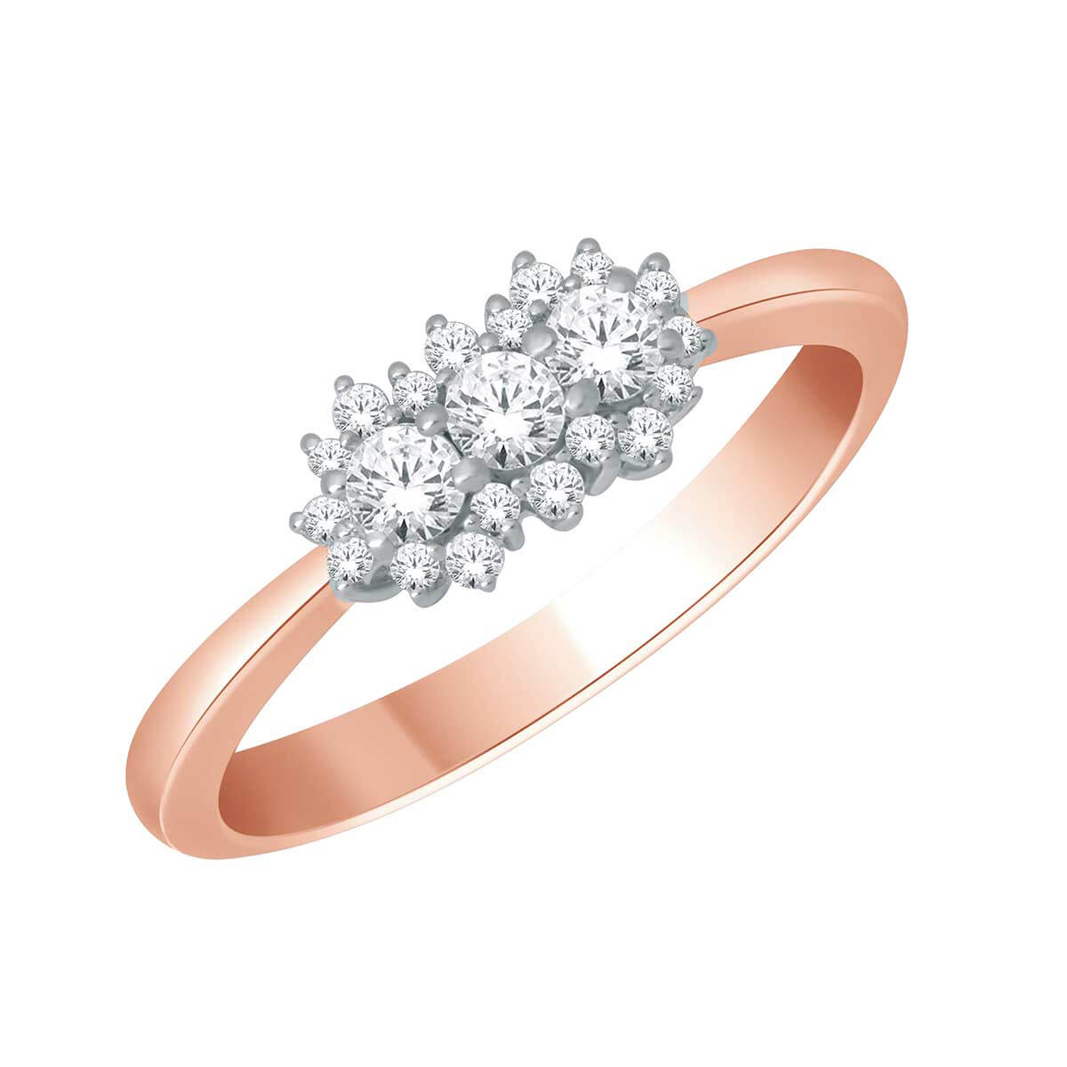 Sleek Charm Diamond Ring for Women