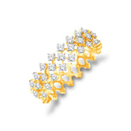 Dazzling Horizon Diamond Engagement Ring for Women