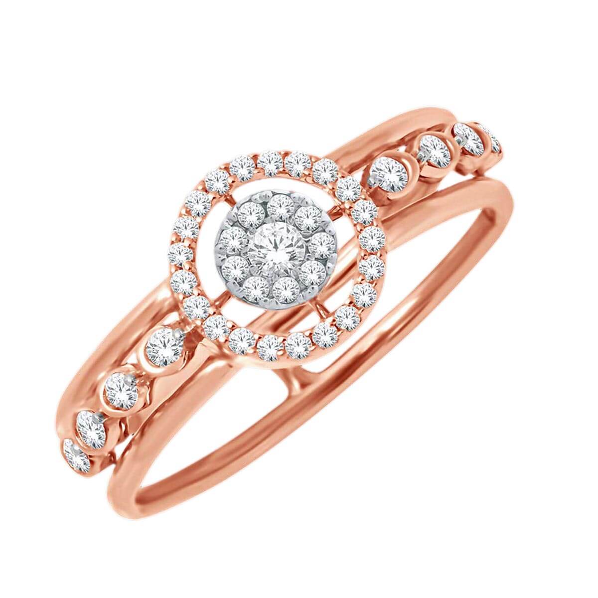 Exquisite Orb Elegance Diamond Ring for Women