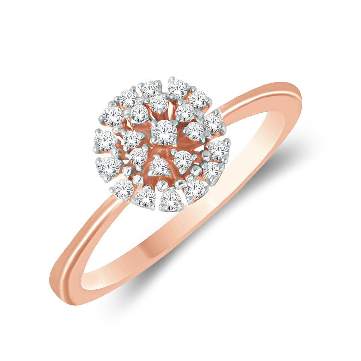 Warm Blossom Diamond Ring for Women