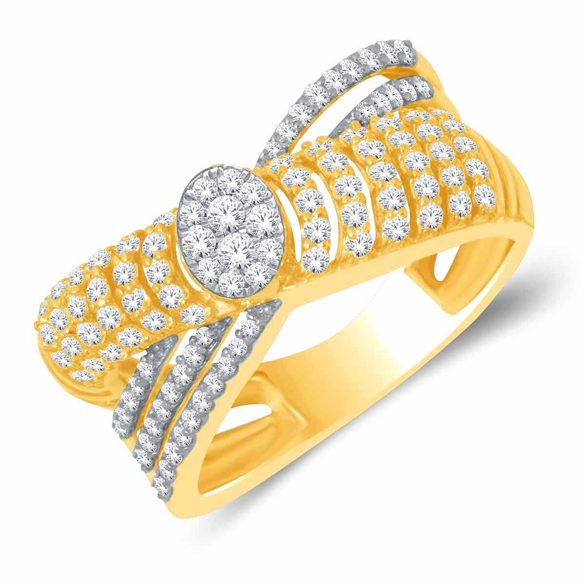 Intricate Shimmer Ring for Women