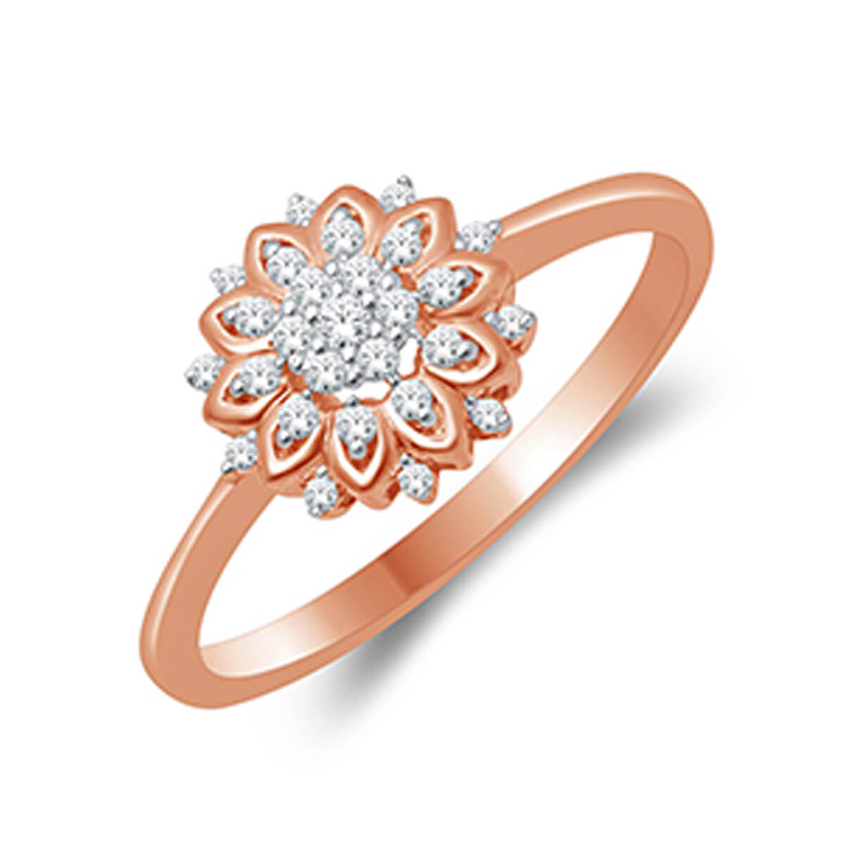 Captivating Daisy Bloom Diamond Engagement Ring for Women