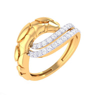 Gleaming Swirl Ring for Women