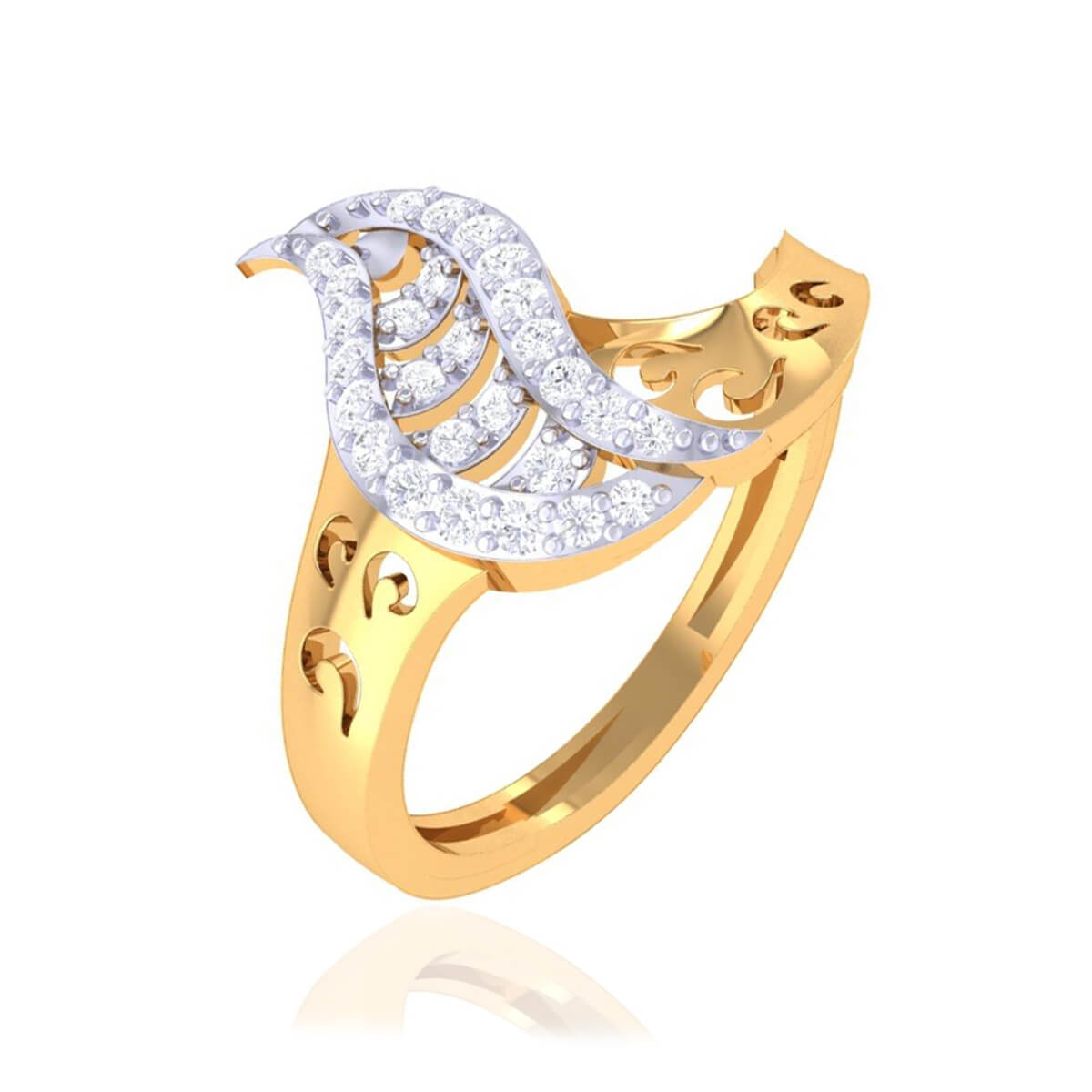 Sophisticated Swirl Ring for Women