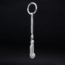 Stunning Shine Silver Keychain