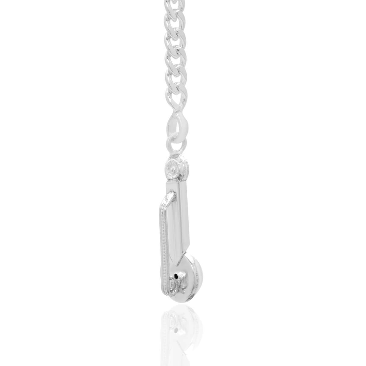 Stunning Shine Silver Keychain