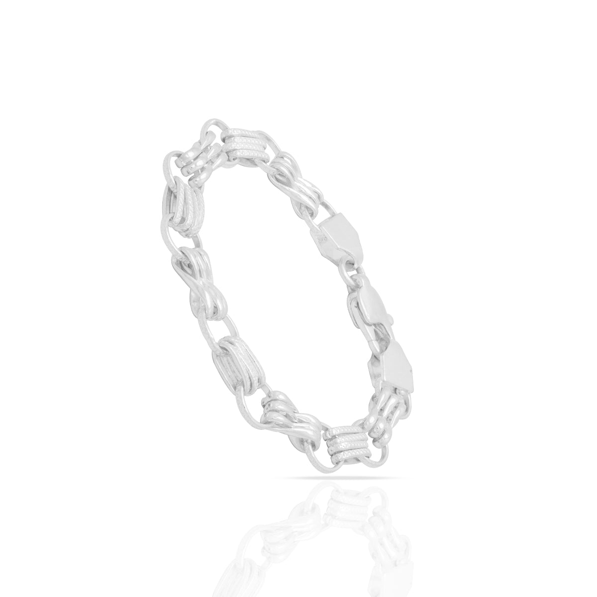 Modish Aura 925 Silver Bracelet for Men