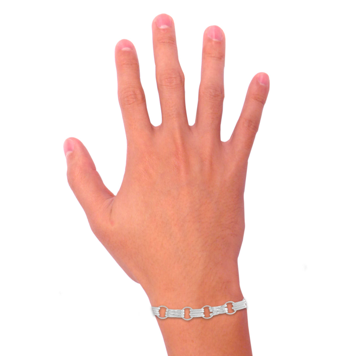 Modish Aura 925 Silver Bracelet for Men