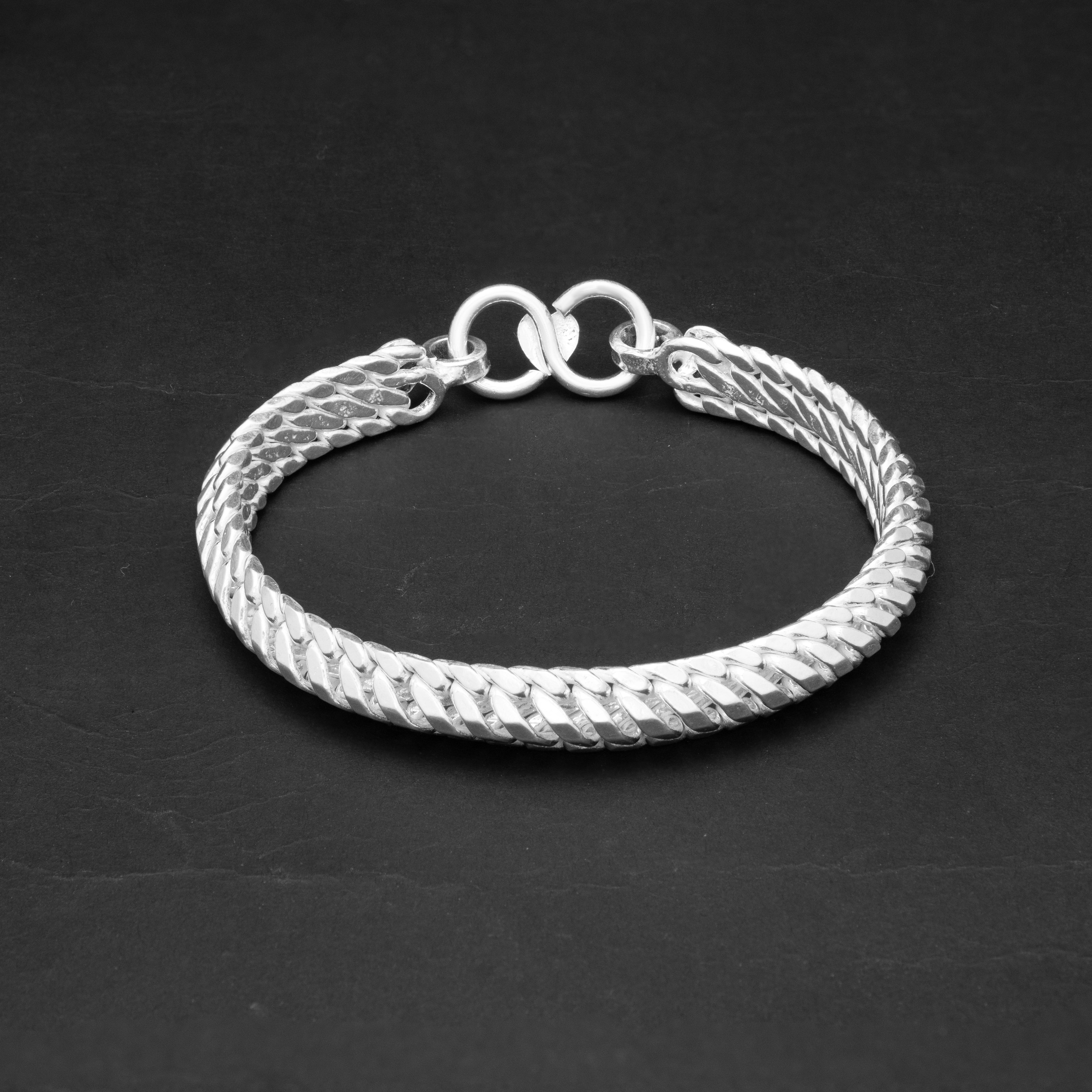 Sterling Urban Edge Silver Men's Bracelet