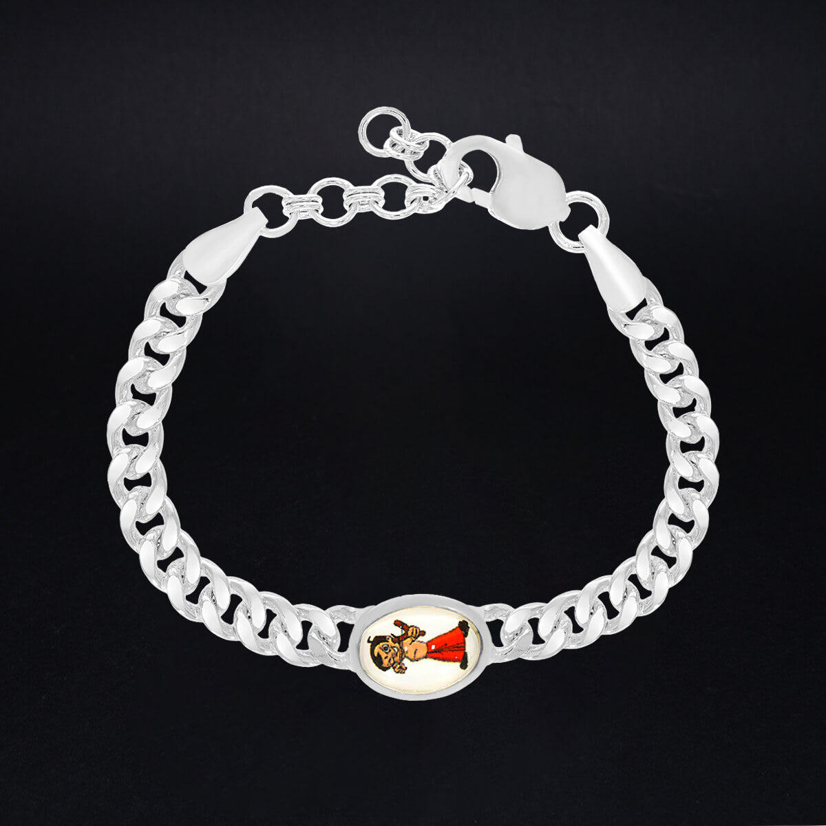 Chota Bheem Kids Silver Bracelet