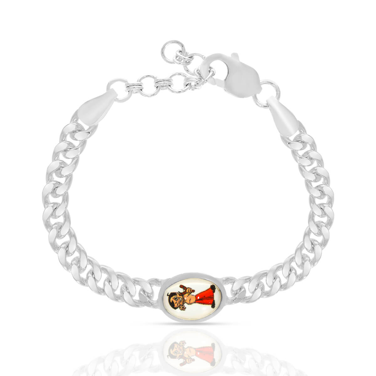 Chota Bheem Kids Silver Bracelet