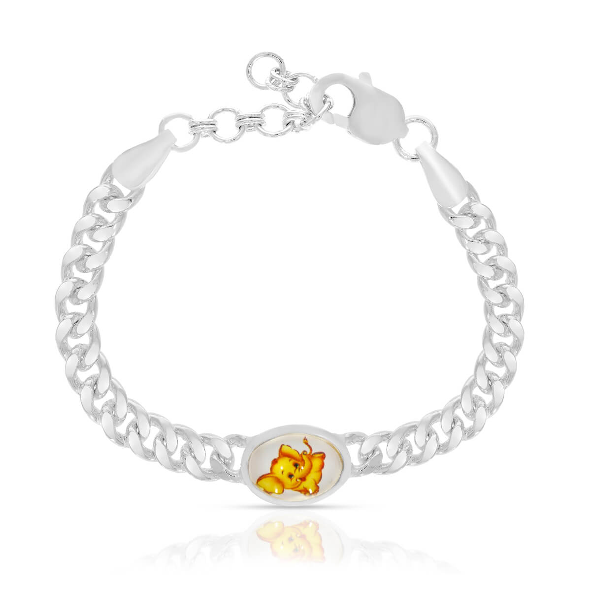 Baby Elephant Kids Silver Bracelet