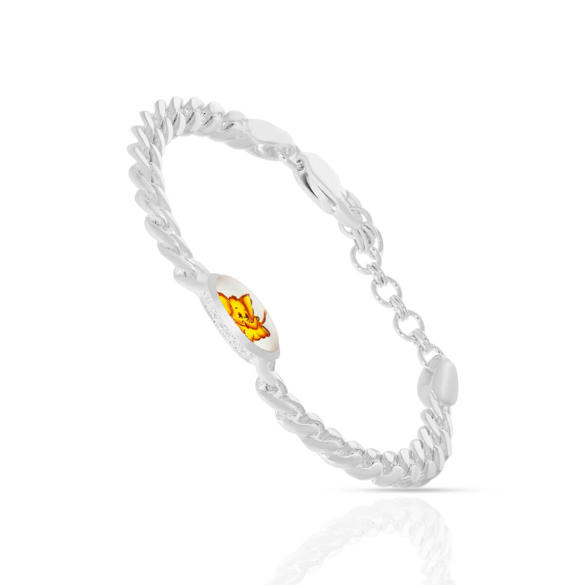 Baby Elephant Kids Silver Bracelet