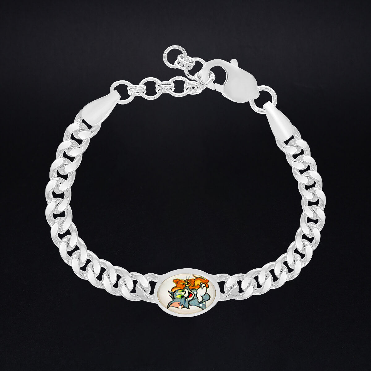 Tom & Jerry Kids Silver Bracelet