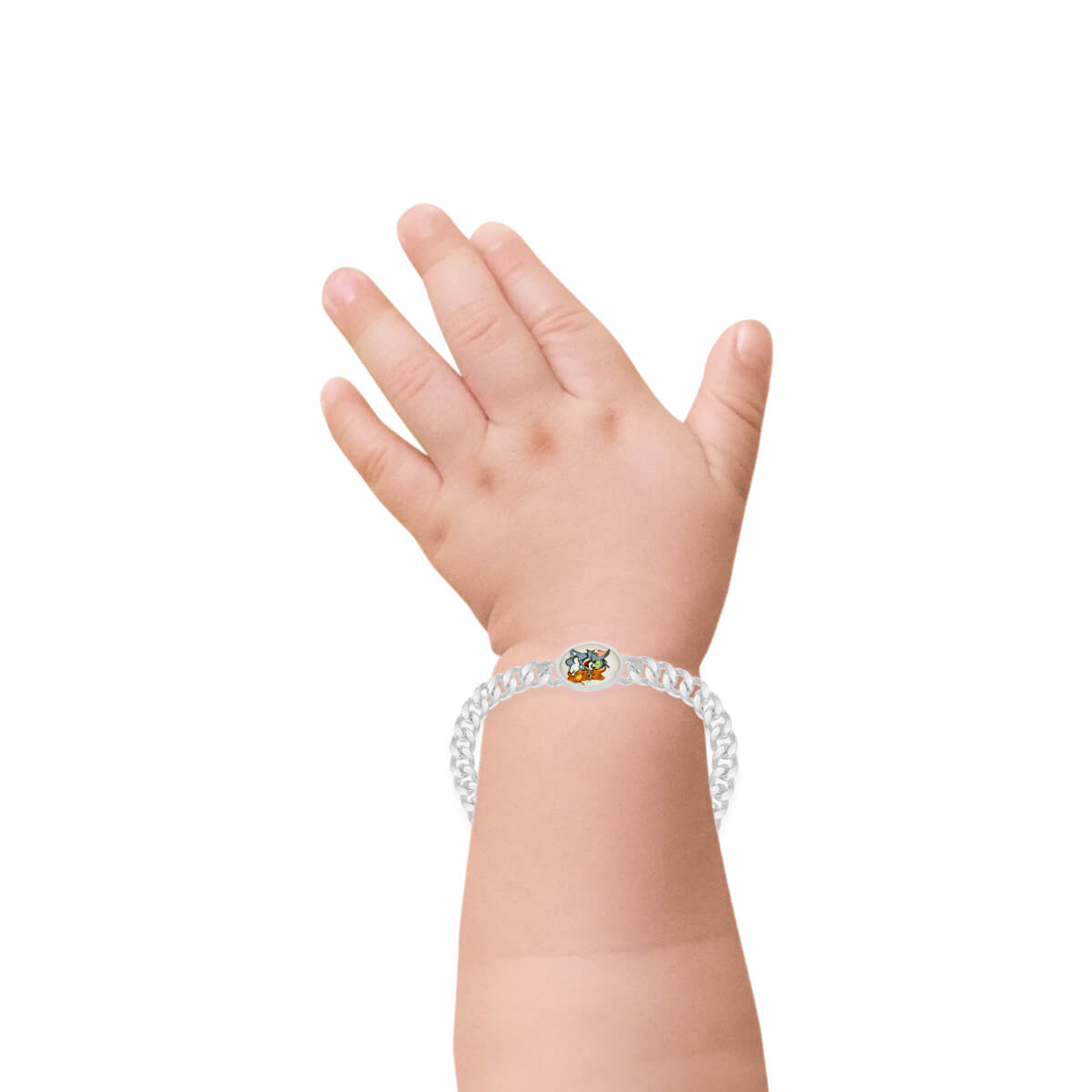 Tom & Jerry Kids Silver Bracelet