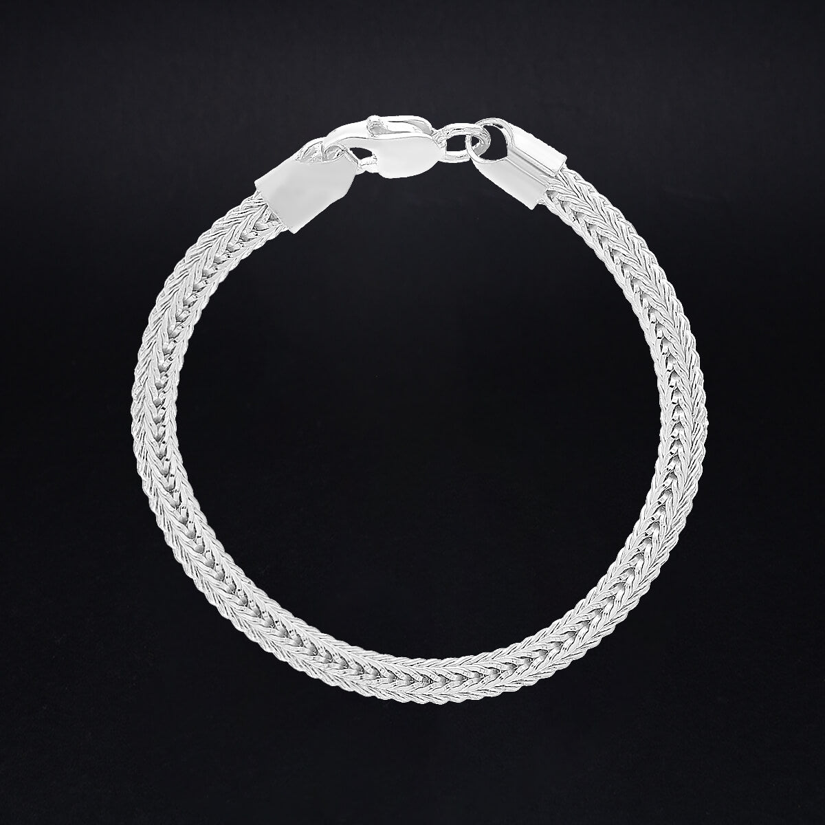 Minimalistic Graceful Silver Bracelet For Men
