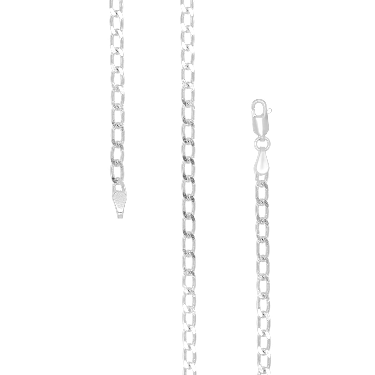 Valour Shinny 925 Silver Chain for Men
