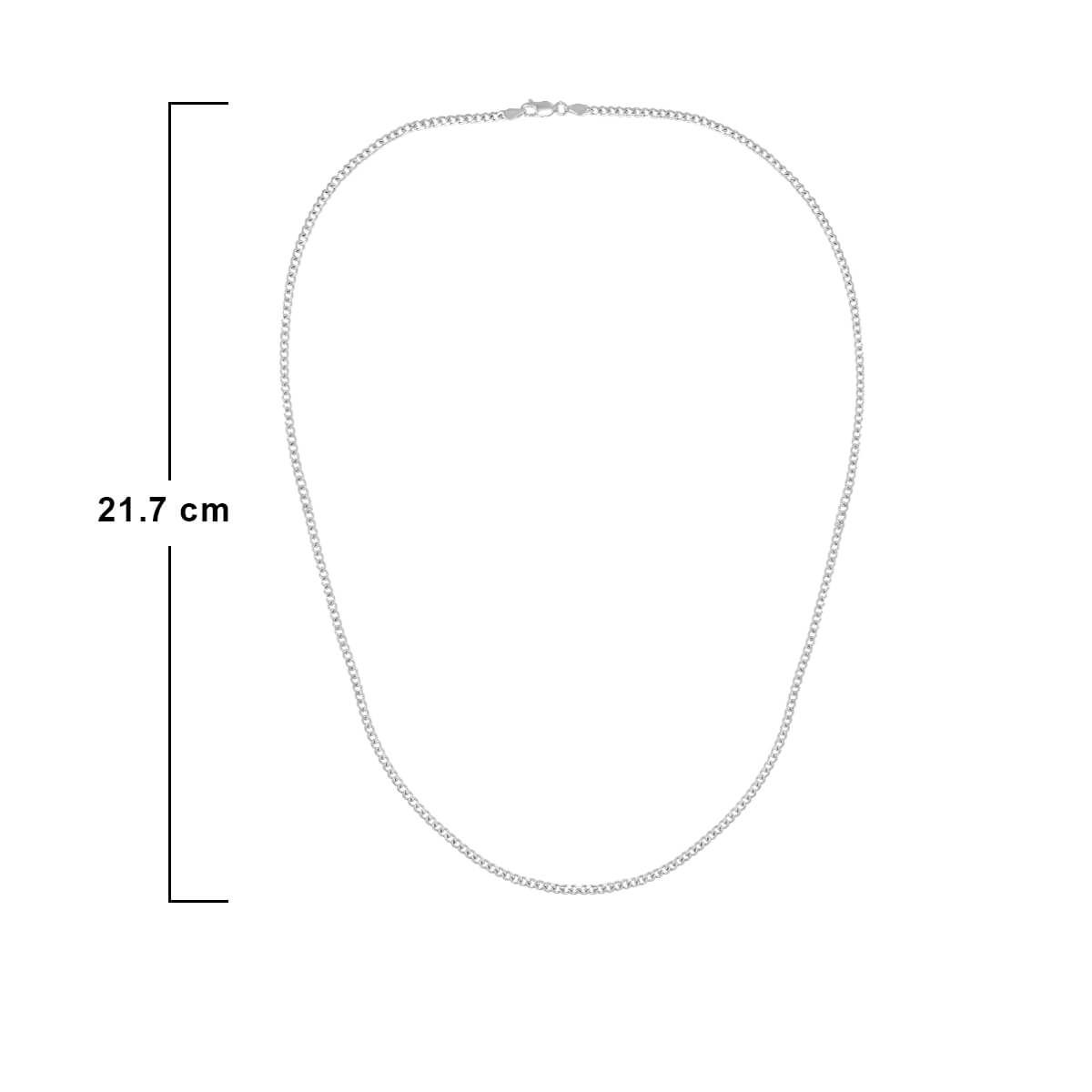 Robust Gleam 925 Silver Chain for Men