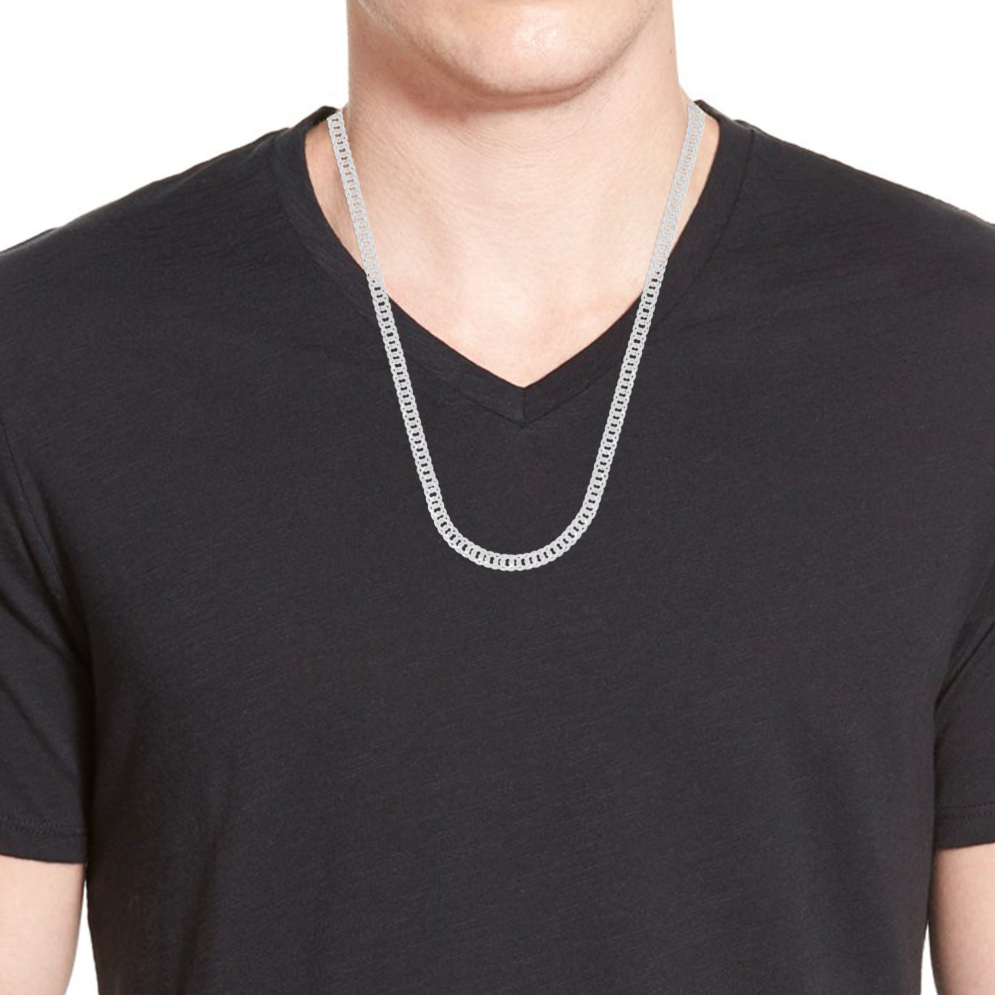 Sterling Serenade Mens Silver Chain