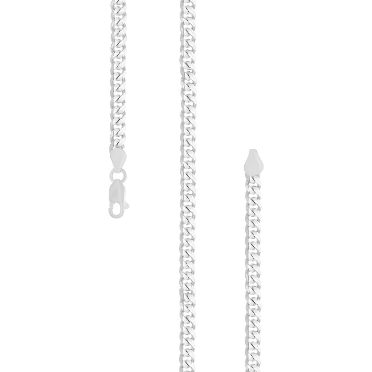 Timeless Elegance Silver Mens Chain