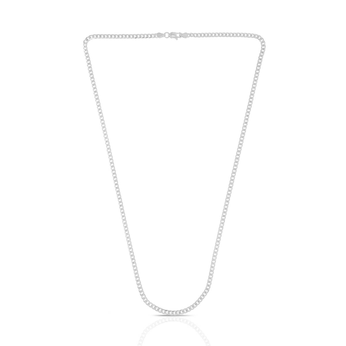 Timeless Elegance Silver Mens Chain