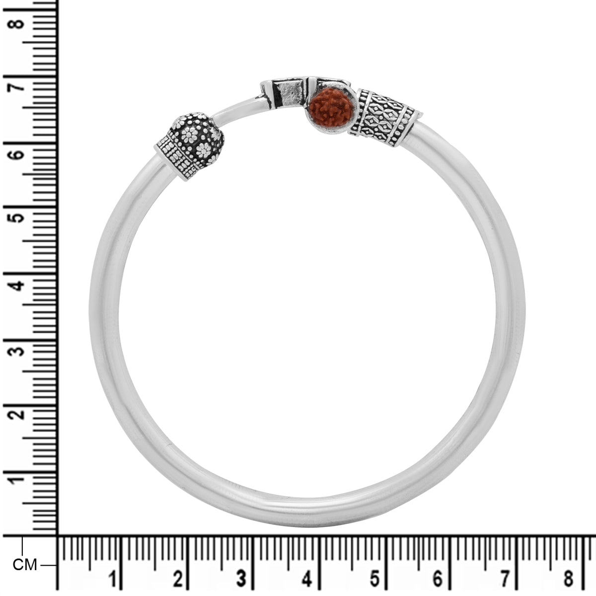 Har Har MahaDev 925 Silver Bracelet for Men