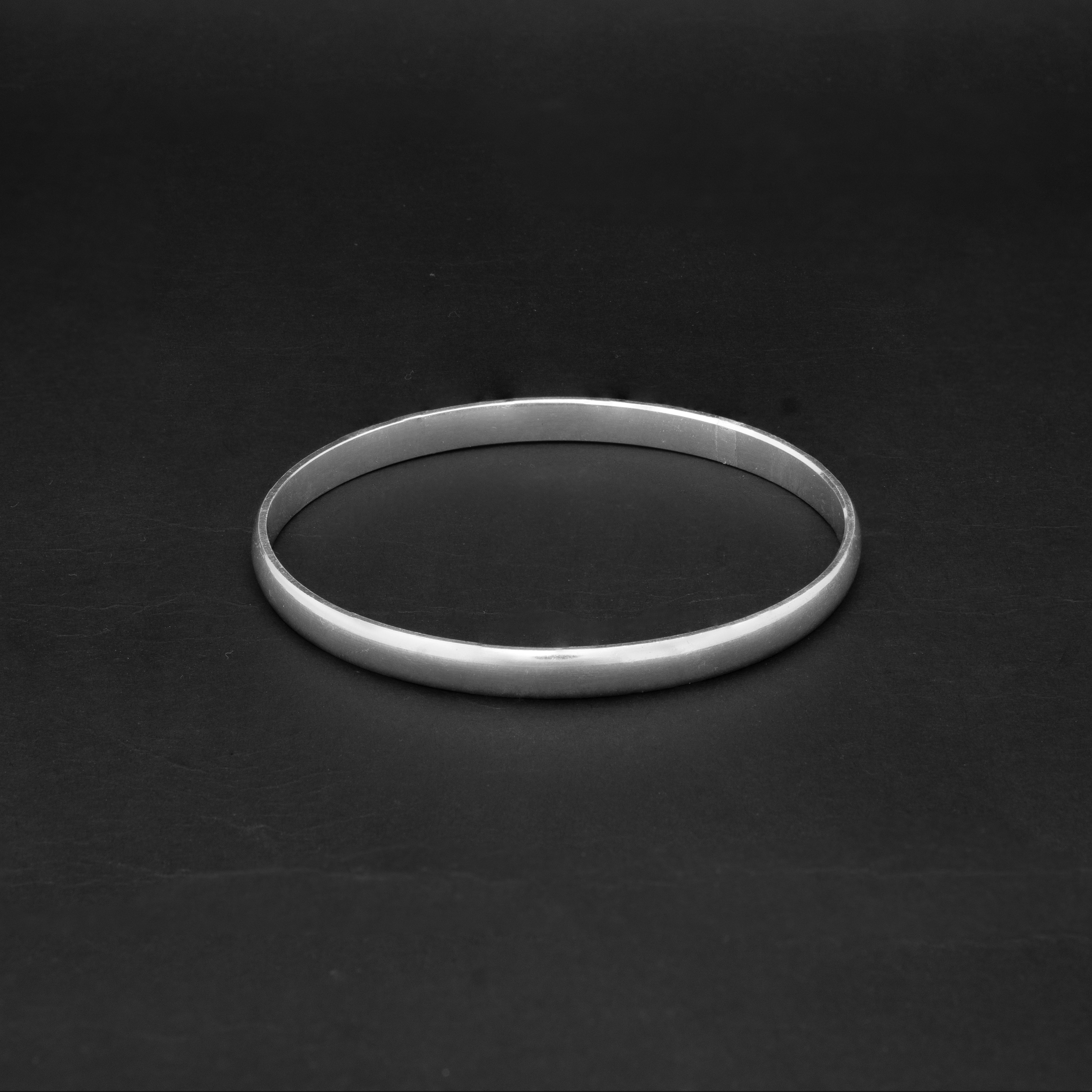 Polished Sauve Silver Men's Bracelet