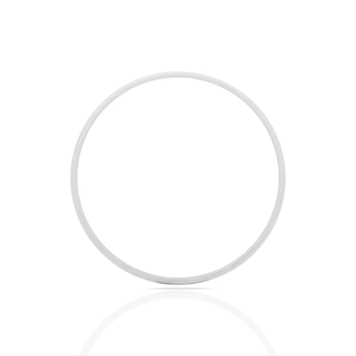 Polished Sauve Silver Men's Bracelet