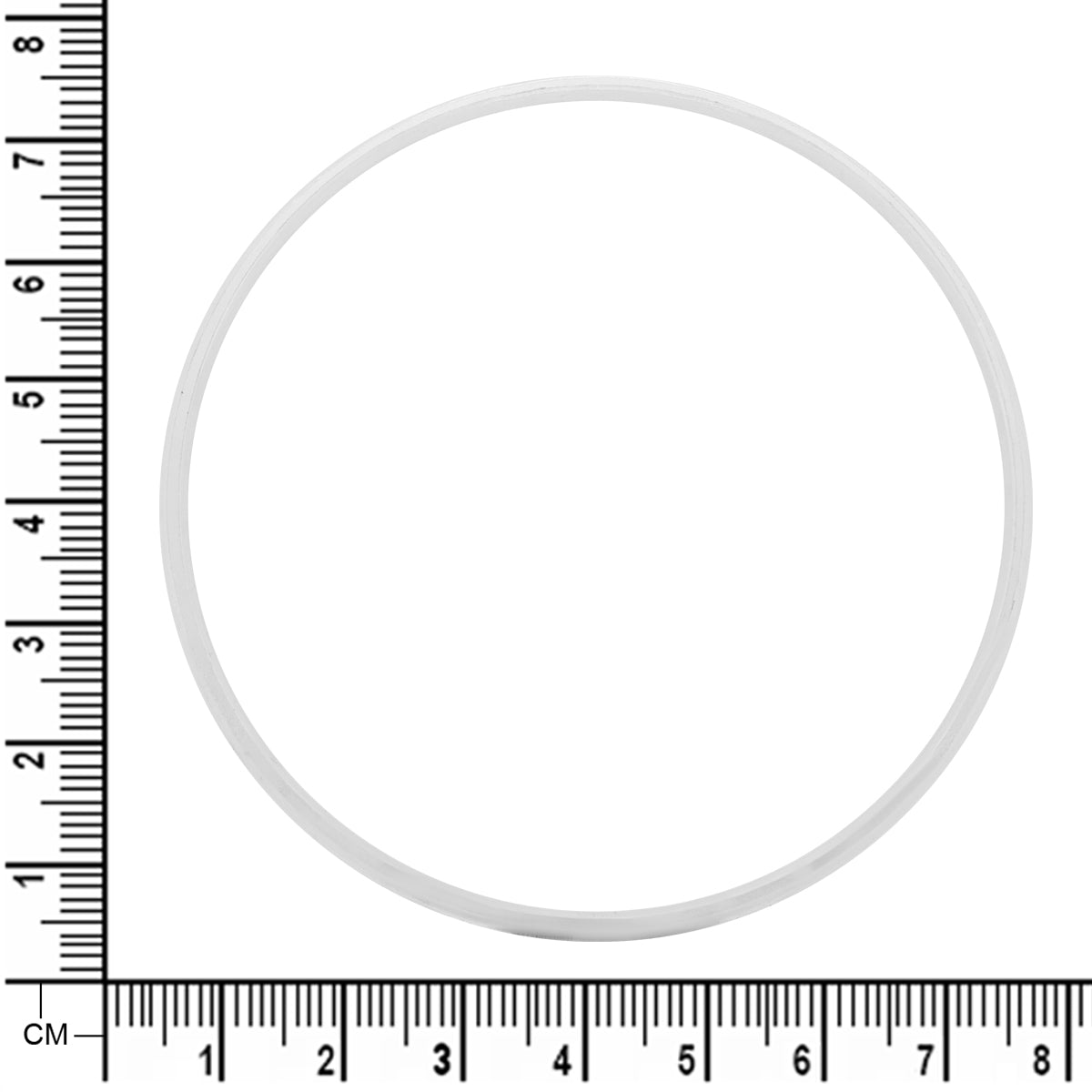 Polished Sauve Silver Men's Bracelet