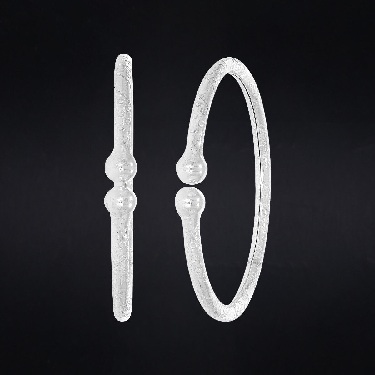 Luxe and Adorable Silver Kadli for Kids