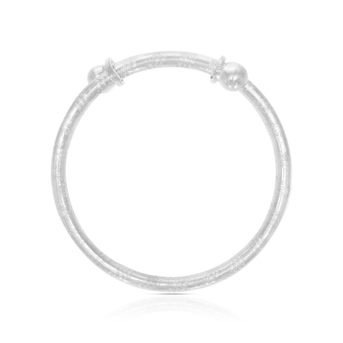 Striking Shine Silver Kadli for Kids