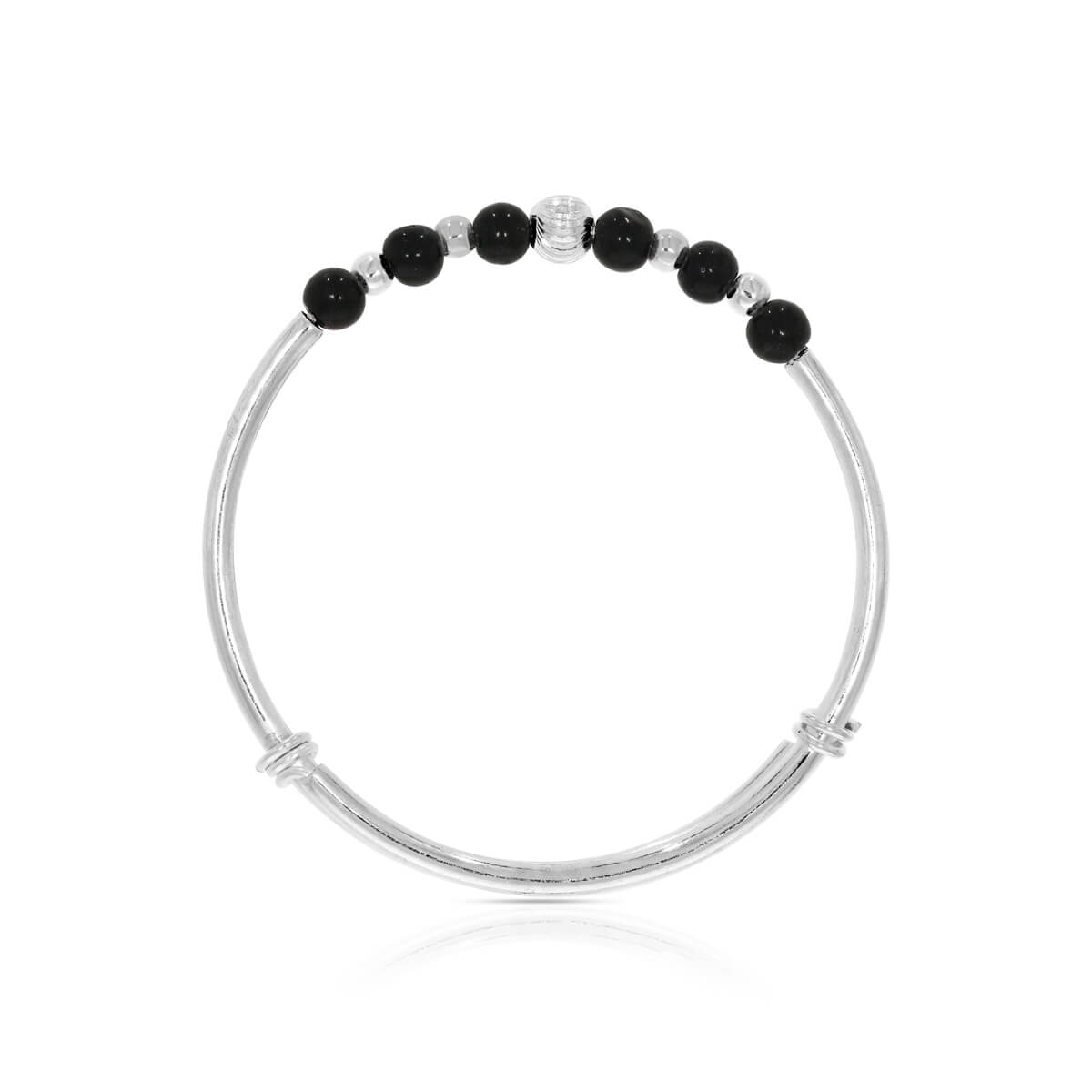 Cheerful Glow Silver Kadli for Kids