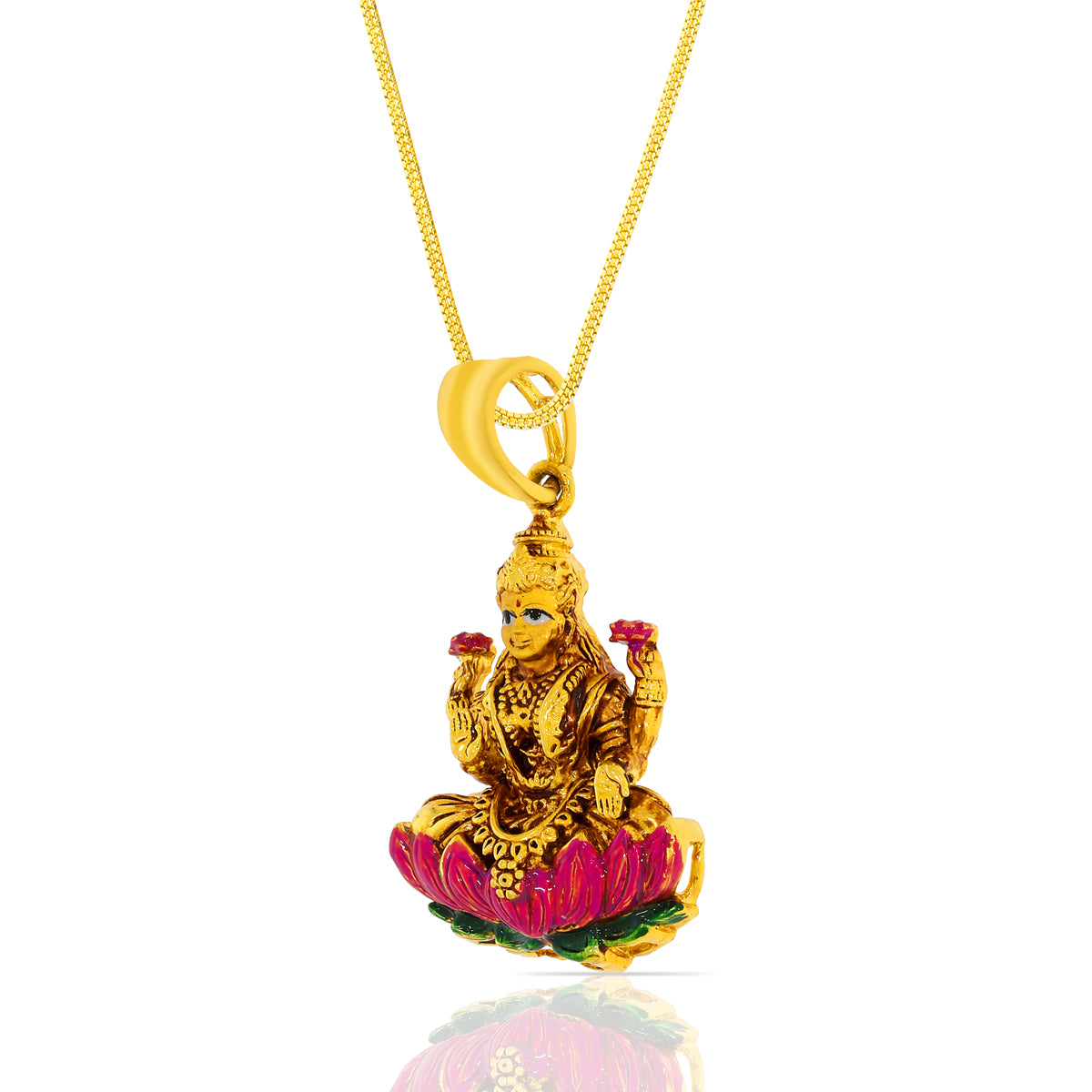 Blessed Lotus Lakshmi Pendant