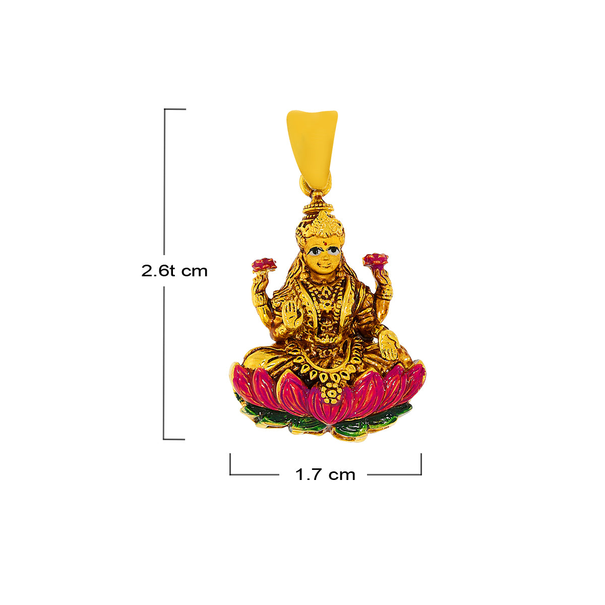Blessed Lotus Lakshmi Pendant