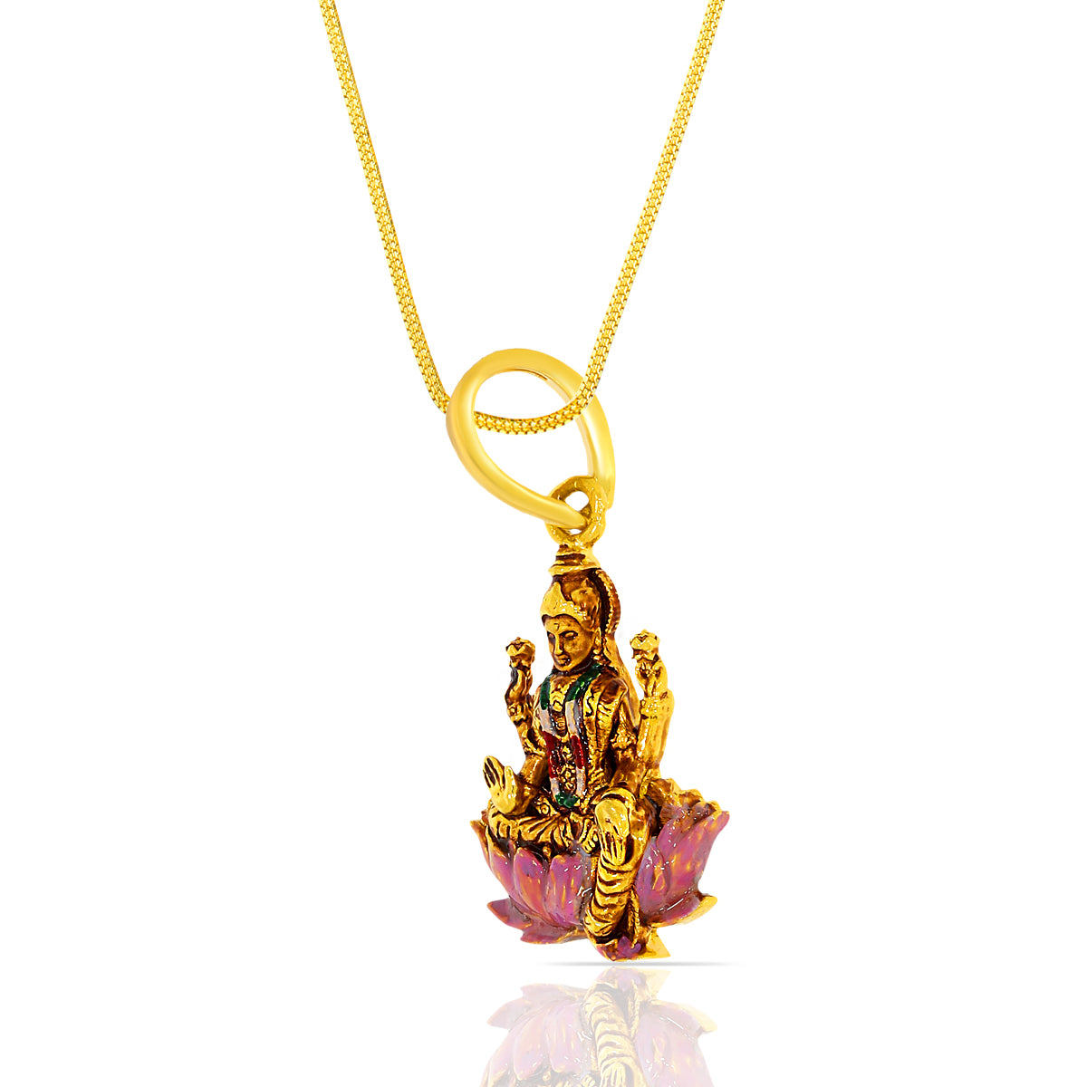 Divine Aura Lotus Pendant