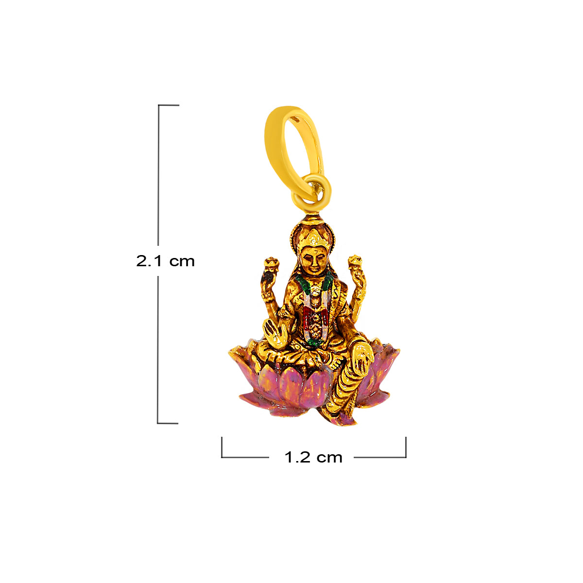 Divine Aura Lotus Pendant