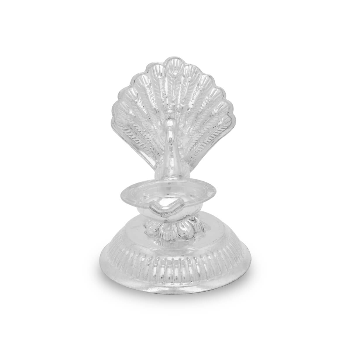 Captivating Peacock Shine Silver Diva