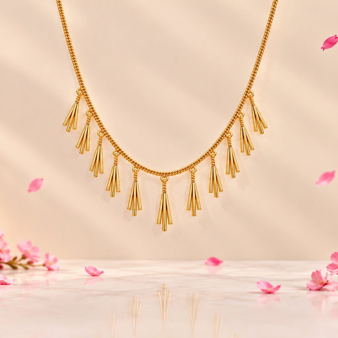 Gold Plated Silver Kanthi Haar